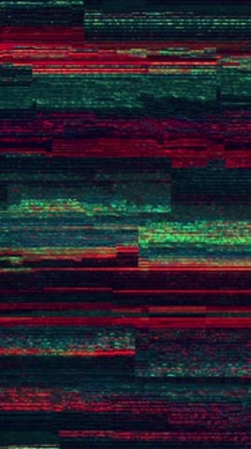 Abstract Glitch Digital Error Static Vertical Background