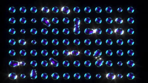 Metaball Geometric Pattern Tech Connect puede hacer bucles sin fin