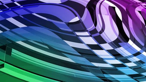 Swirl Trendy Shape Motion Animated Background