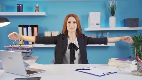 Exercises that can be done in the office. Stretching exercises.
