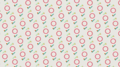 Animated Patterns Seamless Loop Background