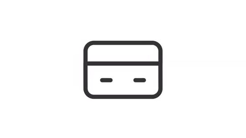 Animated Credit Card Line Ui Icon
