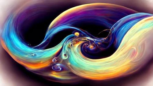 Colorful Swirly Background 4K