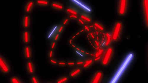 Video mit abstraktem VJ-Nomenhintergrund