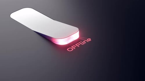 Modern Offline Toggle Switch Animation