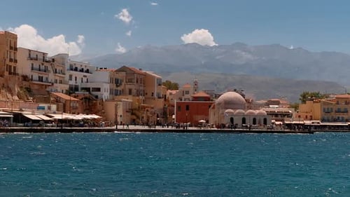 Paseo de Chania, Creta, Grecia