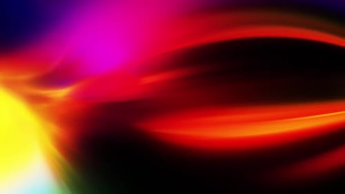 Vibrant Fluid Light Waves Background Animation