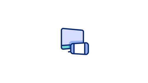 Animated Responsive Devices Icon for Technology Presentations