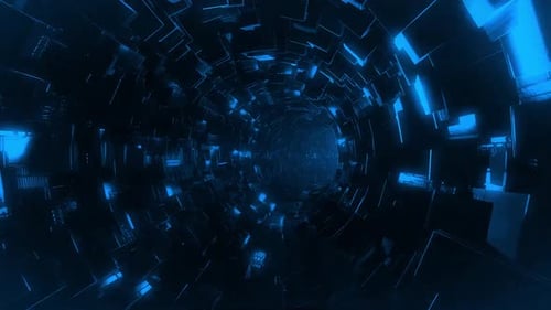 Sci Fi Warp Tunnel Aniamtion