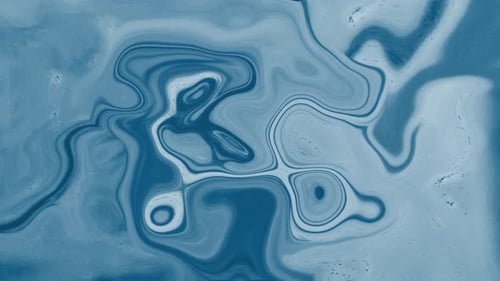 Animated Blue Fluid Abstract Background with Flowing Liquid Patterns