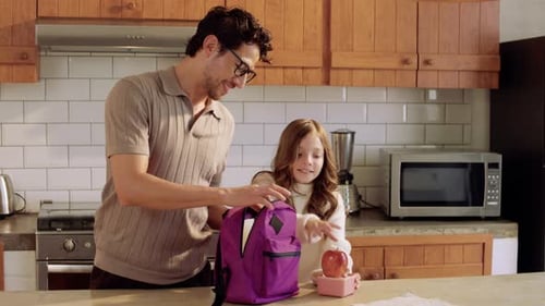 Packing Up for School Together