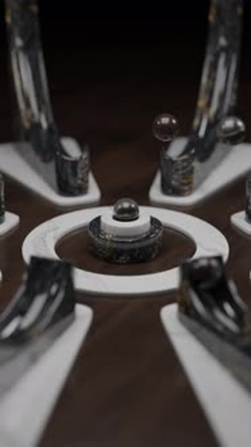 Animation 3D Slide Balls Loop