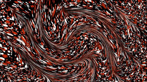 Abstrakte mehrfarbige Mustertexturform wellige glänzende Schokoladenbewegungsflüssigkeit 4k futuristische Flüssigkeit