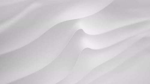 Abstract White Surface with Gentle Flowing Waves