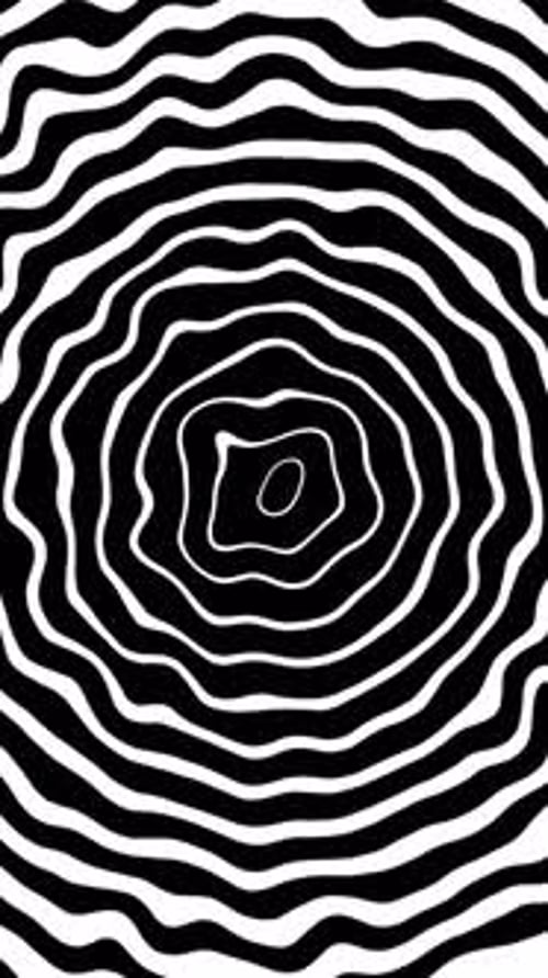 Túnel de linhas giratórias verticais 4K Loop