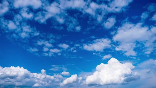 Timelapse of Amazing Clouds in the Sky Wide Cloudspace
