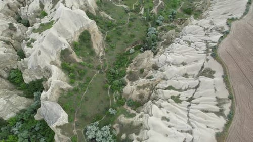 Aerial View of Cappadocia's Breathtaking Rock Formations