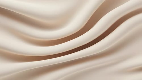 Elegant Flowing Fabric Wave Background Animation