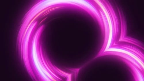 Digital light time portal, abstract background. Tunnel concept of artificial intelligent