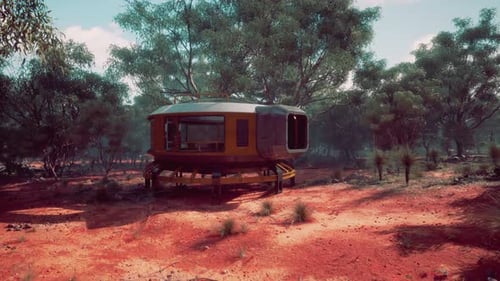 Futuristic Hotel in the Australian Bush