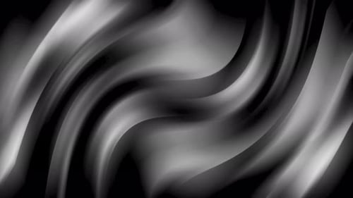 Flowing Abstract Waves in Black and White Creating a Mesmerizing Visual Experience
