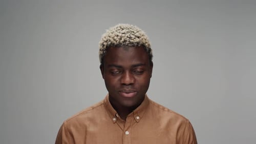 Young Adult Smiling at the Camera Close Up