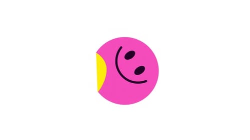 Smile Sticker Alpha Animation