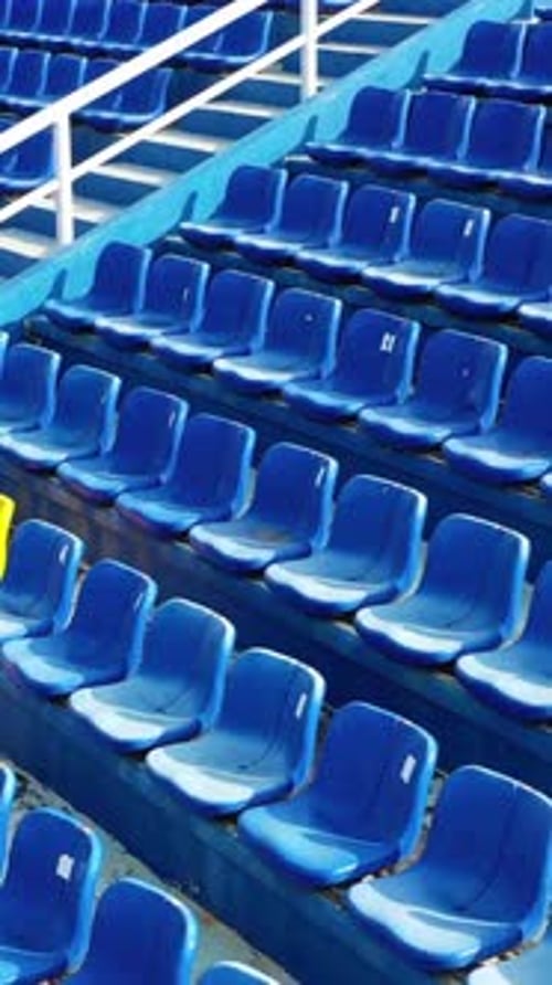 Vertical View Of Stadium Seats