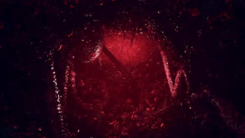 Voodoo Horror with Red Tentakles