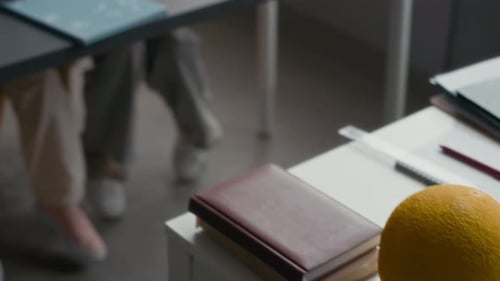 Children Studying in an Elementary School Classroom