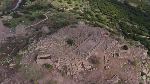 Les ruines du temple d'Athéna dans l'ancienne ville d'Assos