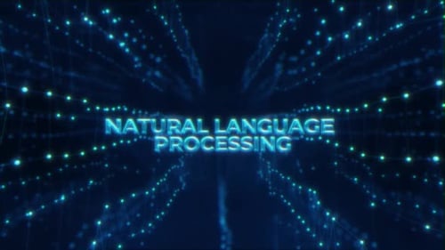 Futuristic Digital Network Grid Data Flow Background