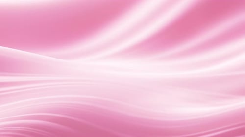 Flowing Pink Silk Waves Abstract Looping Background