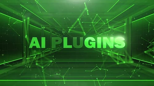 Futuristic Digital Tunnel Reveal with Glowing Text Animation