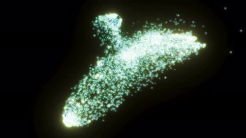 Blue Water Drop Splash Abstract Liquid Super Slow Motion 1000 FPS