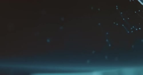 Digital Field Consisting of Symbols and Interconnected Dots