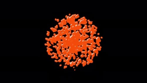 Splash Effect Animation on Transparent Background – A seamless liquid burst. Perfect for overlays.