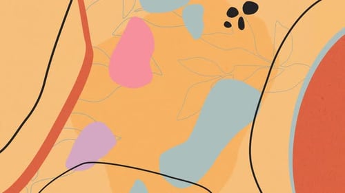 Abstrakter tropischer animierter Hintergrund