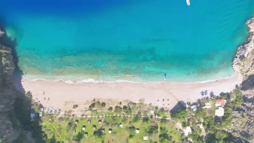 Aerial Footage of Butterfly Valley, Fethiye