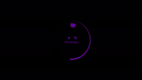 Loading Circle Animation, Processing circle