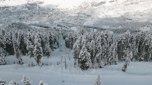 Hatsvali Ski Resort And Mestia Town (Fly Over)