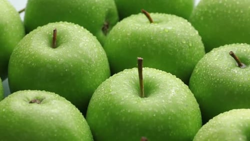 Pommes fraîches, fond de fruits