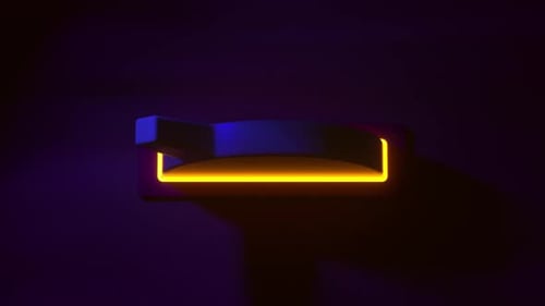 Interruptor de alavanca vintage ligando e desligando