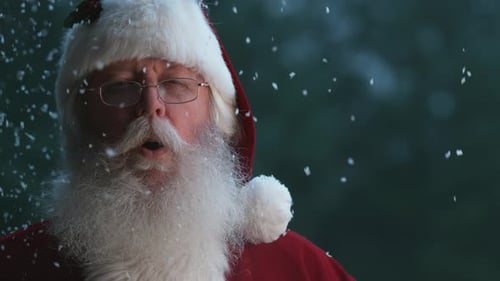 Le Père Noël rit avec la neige dedans, Phantom Flex
