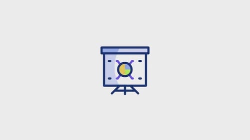 Presentation Animated Icon V8