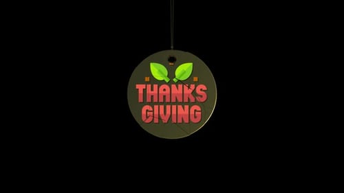 Breaking Circle Thanksgiving Title Animation