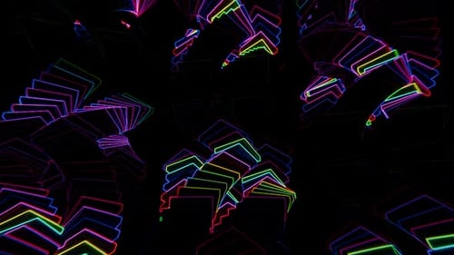 Crie loops de VJ hipnotizantes para festas dançantes sem fim com padrões vibrantes