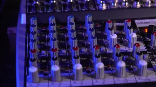 Behind-the-scenes controls on Audio Mixer, Audio Mixer.