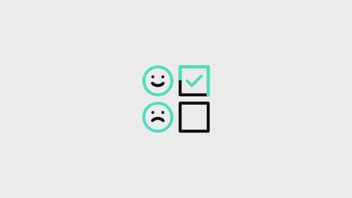 Customer Satisfaction Animated Icon V1