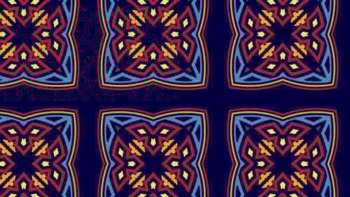 isometrischer Muster-Animationshintergrund | Animationshintergrund für nahtlose Muster